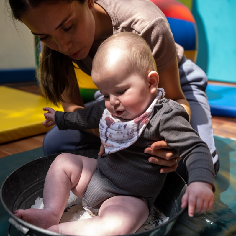 Taller de baby bambolino en Kínder Grove
